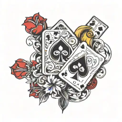 Ace Card   tattoo design idea