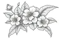 geranium cardinal memorial tattoo tattoo design idea