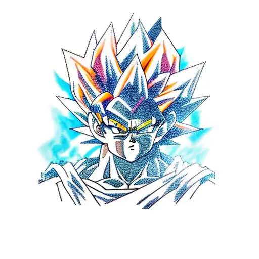 Goku Black tattoo design idea