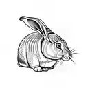 lapin tattoo design idea