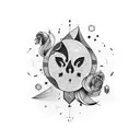 numbers 1,2,8 tattoo design idea