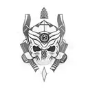 Hooligans Ice Hockey Text: Limmatblock tattoo design idea