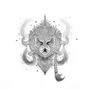 gorra maya tattoo design idea