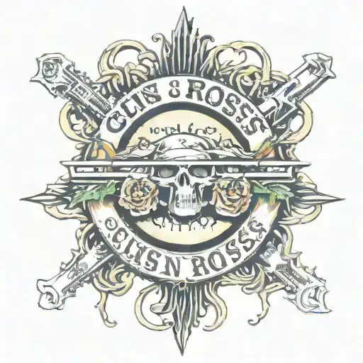 guns n roses tattoo design idea