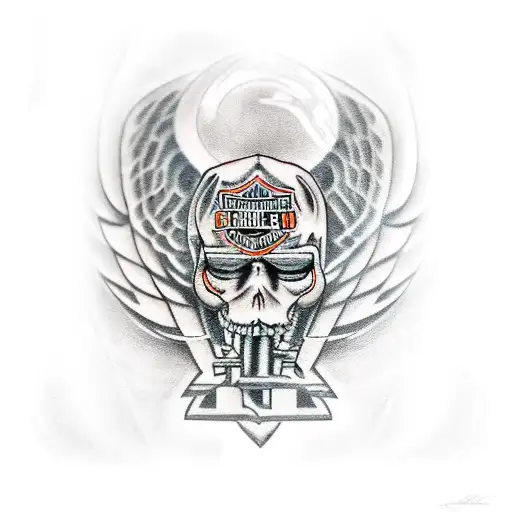 HARLEY DAVIDSON tattoo design idea