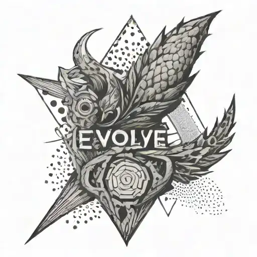 evolve tattoo design idea