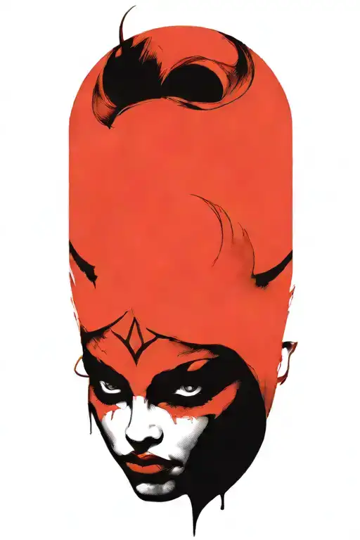 succubus tattoo design idea
