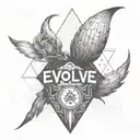 evolve tattoo design idea