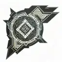 tron disc tattoo design idea