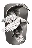 icarus falling tattoo design idea