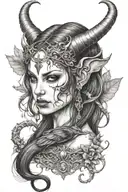 succubus  tattoo design idea