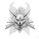 infantry  tattoo design idea