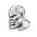thanos tattoo design idea