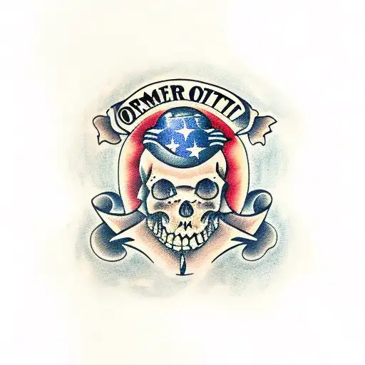 Omertà tattoo design idea