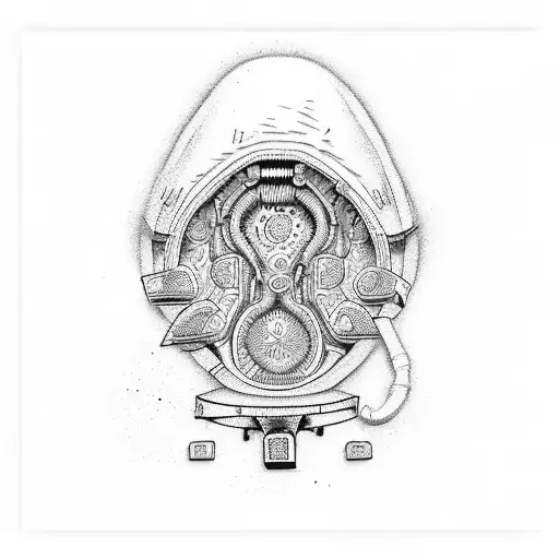 skibidi toilet tattoo design idea