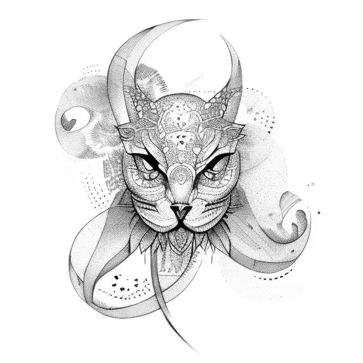 wine tattoo design idea