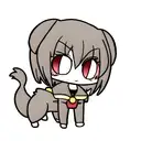 chibi style hell hound  tattoo design idea