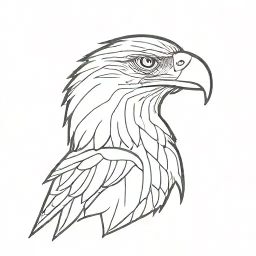 club America eagle head  tattoo design idea