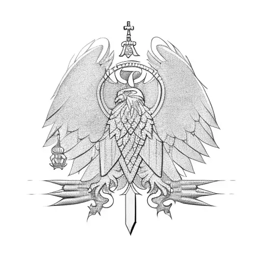 Poland, power, god, strenght tattoo design idea