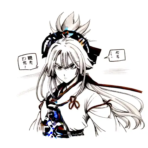 Miyamoto Musashi tattoo design idea