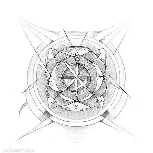 Action and reaction tattoo design idea