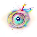 Action and reaction tattoo design idea