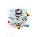 Action and reaction tattoo design idea