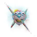 Action and reaction tattoo design idea