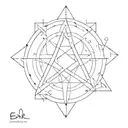 Enochian tattoo design idea