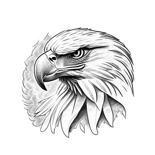 Eagle, Mexican flag tattoo design idea