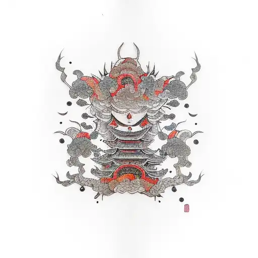 serenity tattoo design idea