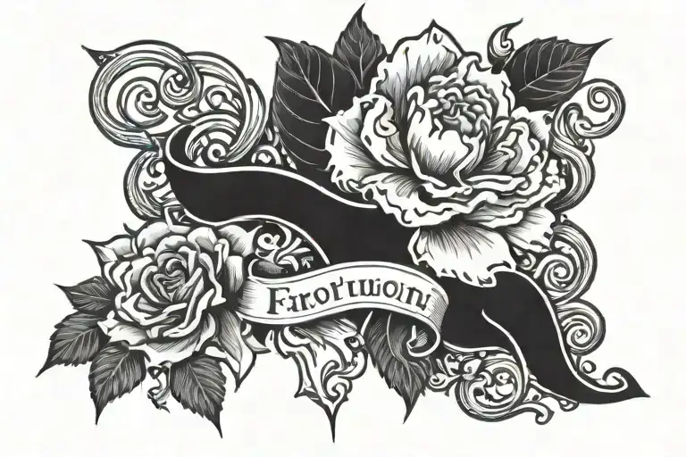 Fortune Favors the Bold tattoo design idea