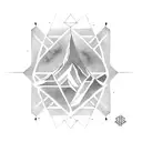 triangle river lotr tattoo design idea