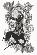 excalibur tattoo design idea