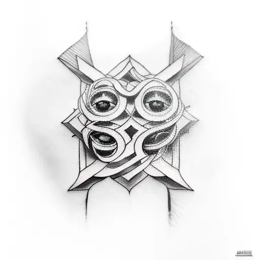 janus tattoo design idea