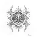 janus tattoo design idea