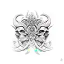 janus tattoo design idea