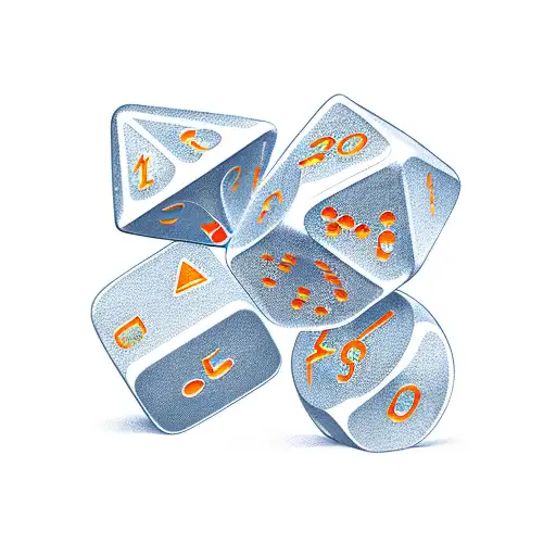 Dice tattoo design idea