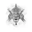 mayan tattoo design idea