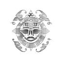 mayan tattoo design idea