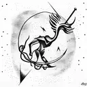 Sagittarius tattoo design idea