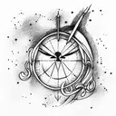 Sagittarius tattoo design idea