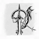 Sagittarius tattoo design idea
