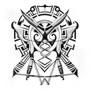 Sagittarius tattoo design idea