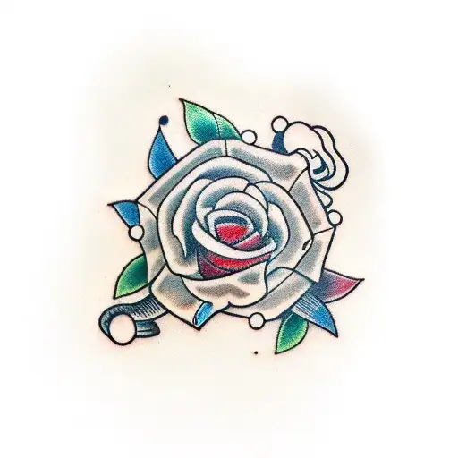 THWE with a semicolon  tattoo design idea