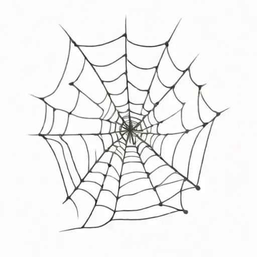 spider web power process trust love tattoo design idea