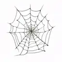 spider web power process trust love tattoo design idea