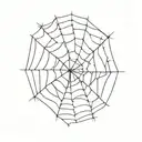 spider web power process trust love tattoo design idea