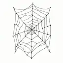 spider web power process trust love tattoo design idea