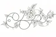 7.10.23 date tattoo design idea